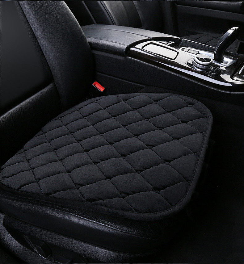 pinganzhe 汽车新款秋冬季绒布三件套座垫 汽车冬季毛绒座垫汽车用品