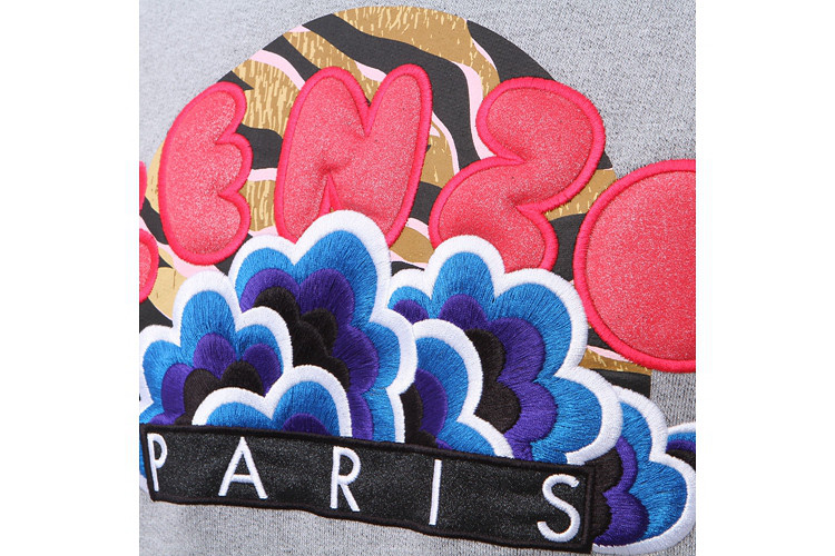 kenzo/高田贤三 刺绣海浪图案圆领长袖男卫衣 40a 5sw144 94