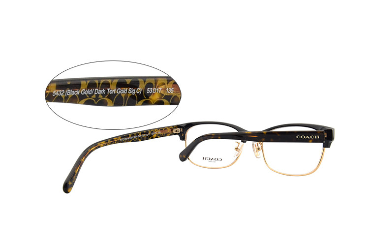 coach/蔻驰 女款光学镜架 休闲板材金属全框近视眼镜框眼镜架 hc6098