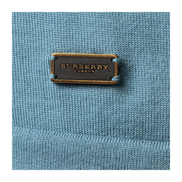 burberry/博柏利 男士t恤 london系列羊毛简洁设计翻领男士短polo衫