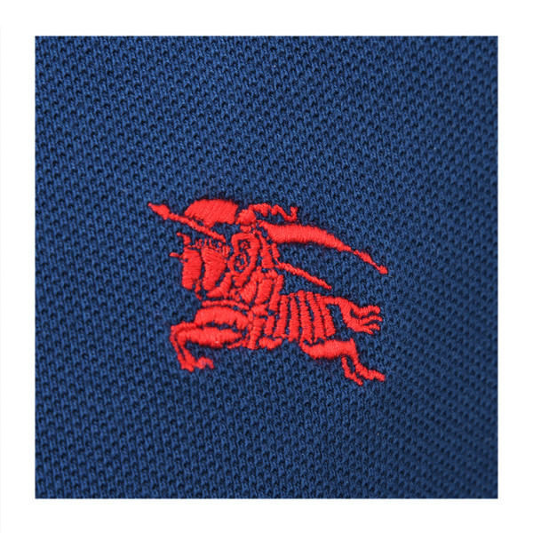 burberry/博柏利 男士短polo brit系列纯棉翻领logo刺绣男士短袖polo