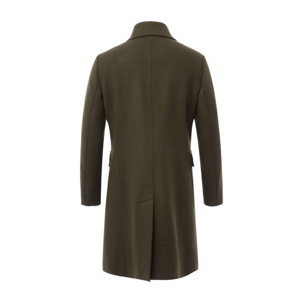 giorgio armani/乔治阿玛尼 男士大衣 纯羊毛纯色长款男士大衣