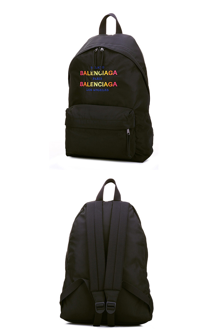 balenciaga/巴黎世家男包 男士帆布中號雙肩包 503221