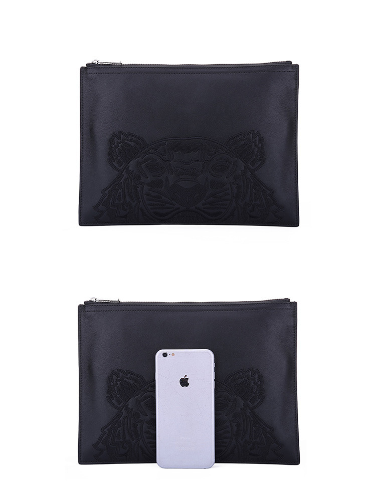 kenzo/高田贤三 男士牛皮手拿包 手包 5pm302