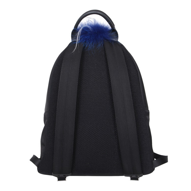 fendi/芬迪 黑色老佛爷男士尼龙双肩包 7vz016 9q4 f05fw