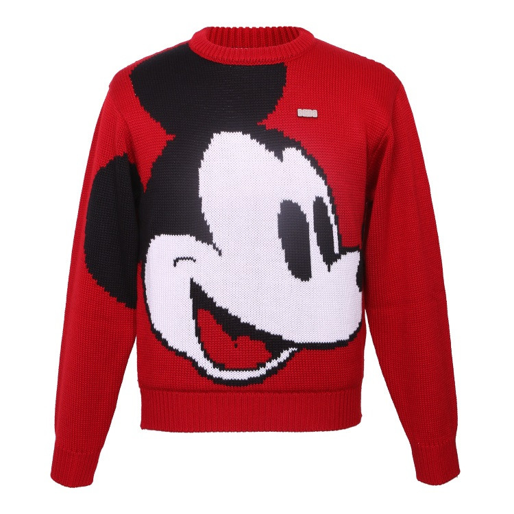 gcds/gcds【18秋冬】米奇头红色棉质男卫衣fw19m02dy20 03