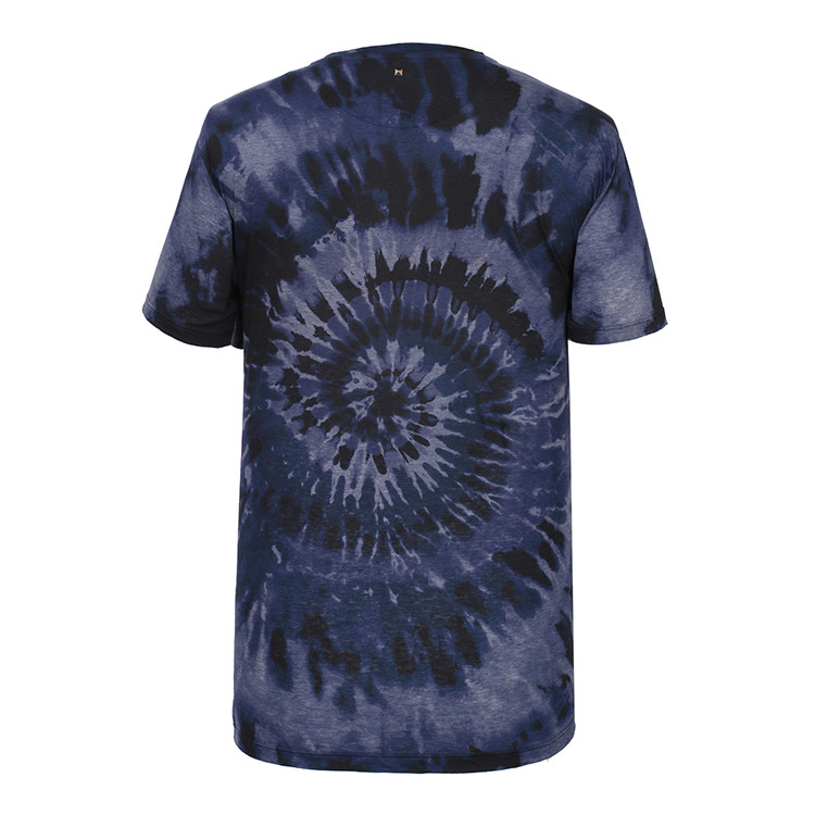 valentino/华伦天奴 混色圆领套头扎染印花短袖男士t恤 lv0mg05t3tp