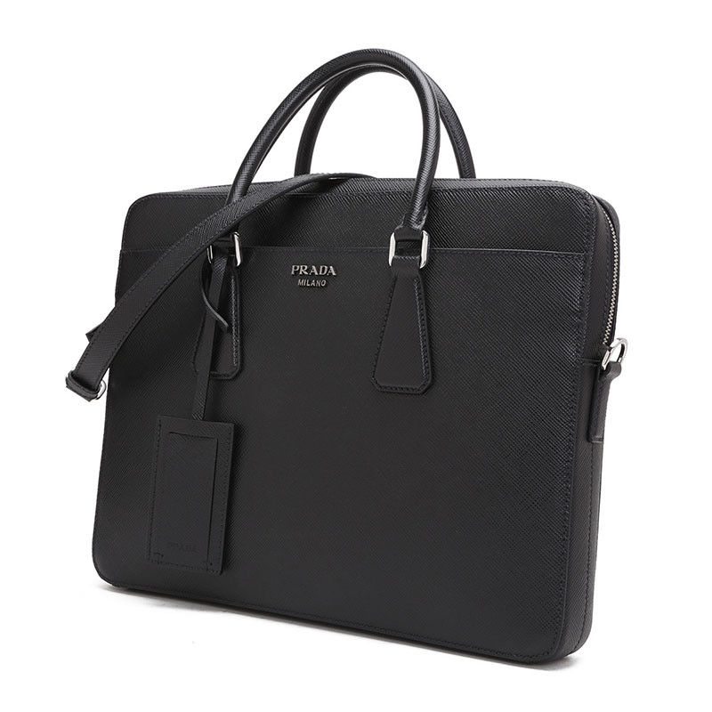 prada/普拉达 男士公文包 2ve368 牛皮革