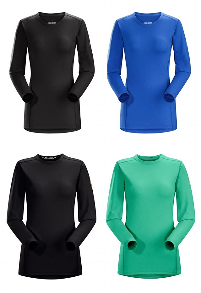 arcteryx/始祖鸟【2017年秋冬新款】女款速干长袖内衣 16250 多色可选