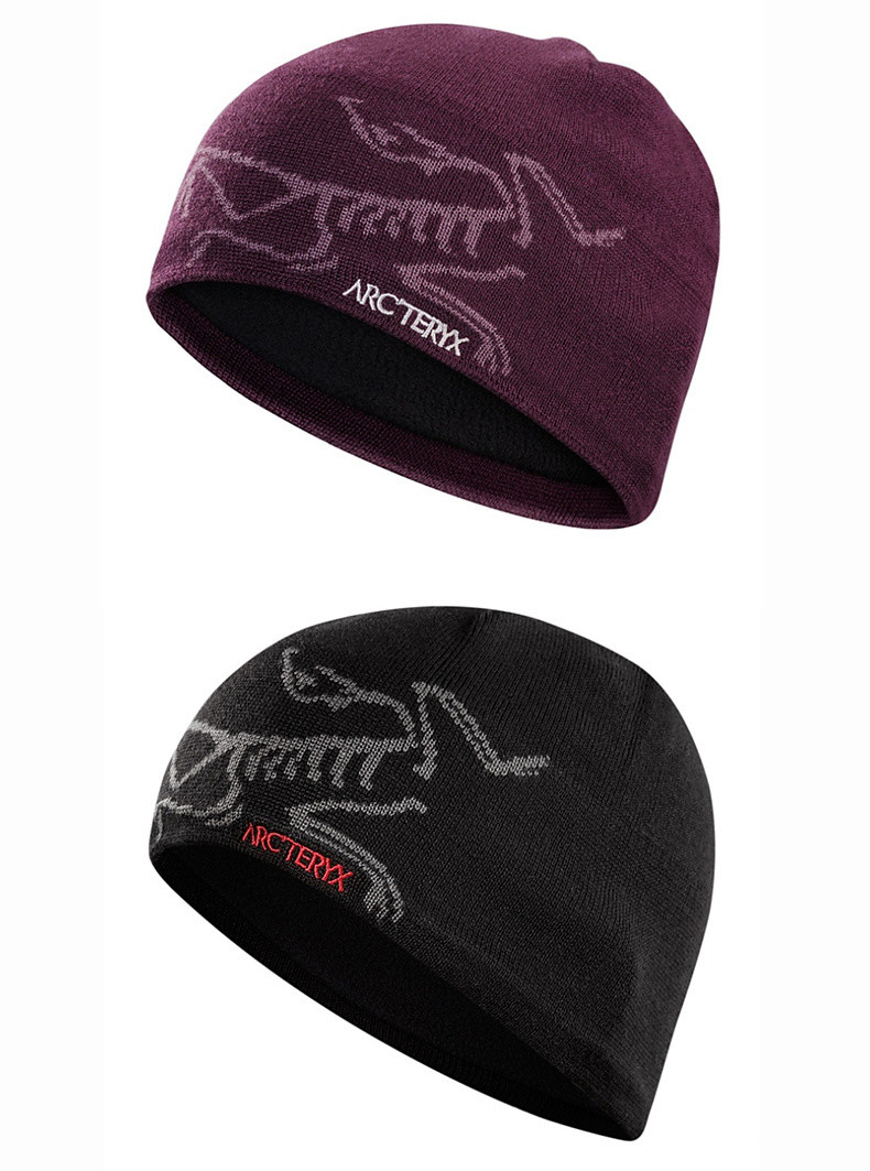 arcteryx/始祖鸟款羊毛保暖帽子bird head toque