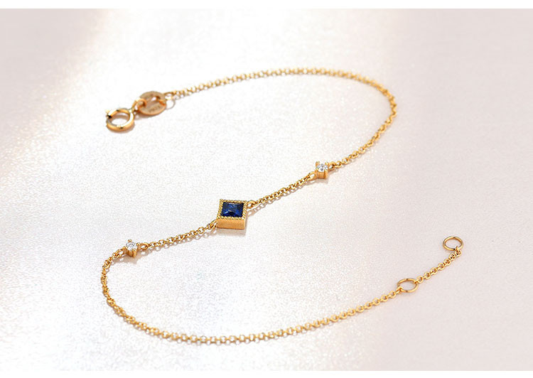 daisy fellowes/黛西法罗 梦幻迷情系列腕饰 女士18k金彩宝钻石手链