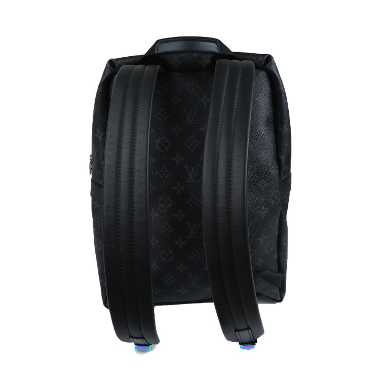 louis vuitton/路易威登 lv x 藤原浩 男士双肩背包黑色牛皮