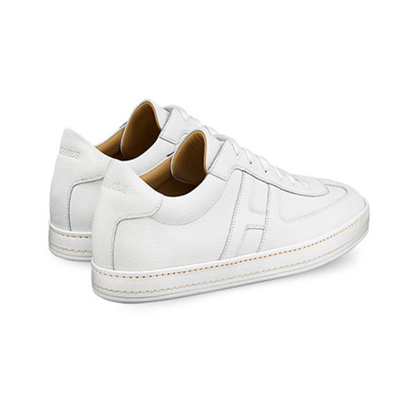 hermes/爱马仕 白色男士休闲运动鞋 板鞋