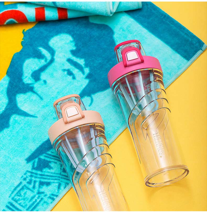 thermos/膳魔师 摇摇杯随手杯便携运动tritan塑料杯子奶昔代餐增肌