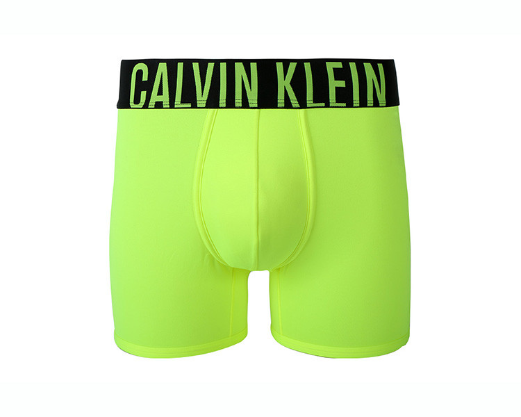 calvin klein/卡尔文·克莱因 男士内裤荧光绿色涤纶四角内裤 nb1048