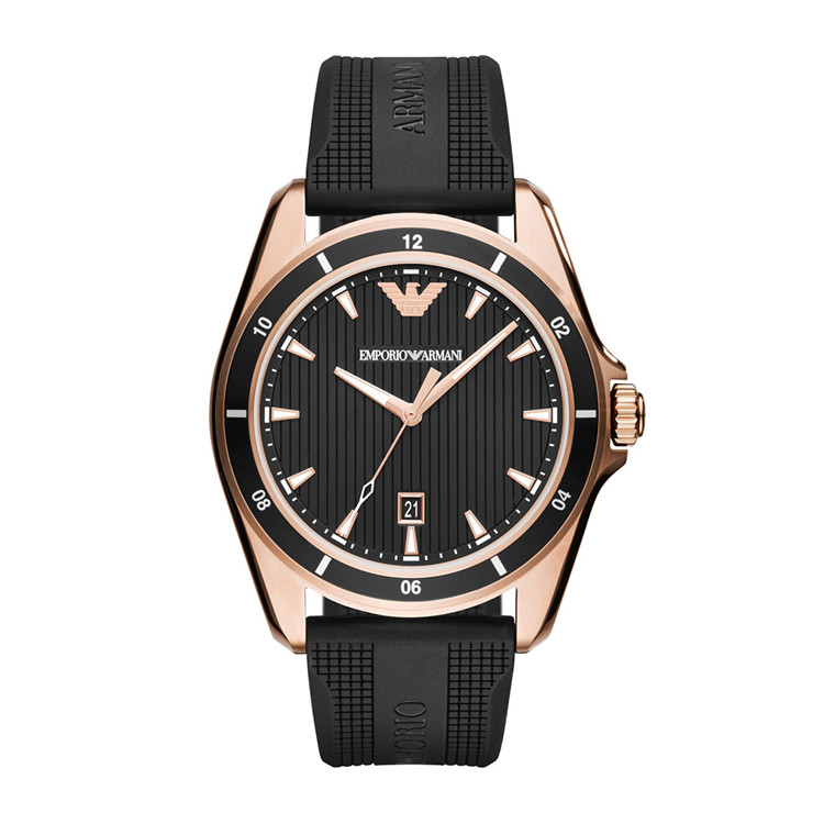 emporio armani/安普里奥阿玛尼手表橡胶带手表 潮流经典时尚石英男表