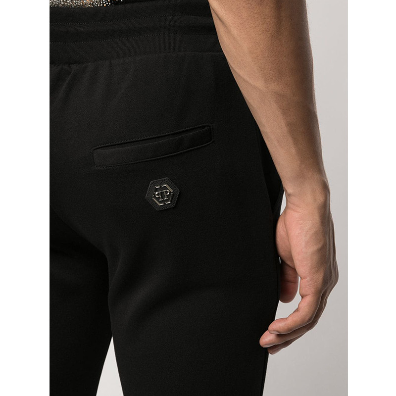 黑色棉质logo印花卫裤p19c mjt1050 pjo002n 0201【正品 价格 图