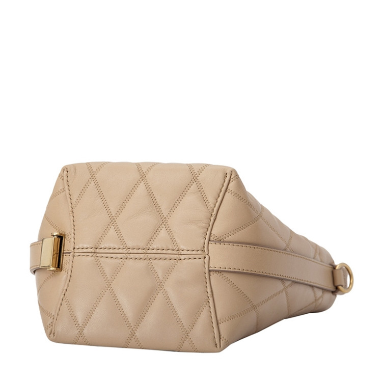 givenchy/纪梵希 女士绗缝小羊皮皮革迷你单肩水桶包 bb506pb0dh280