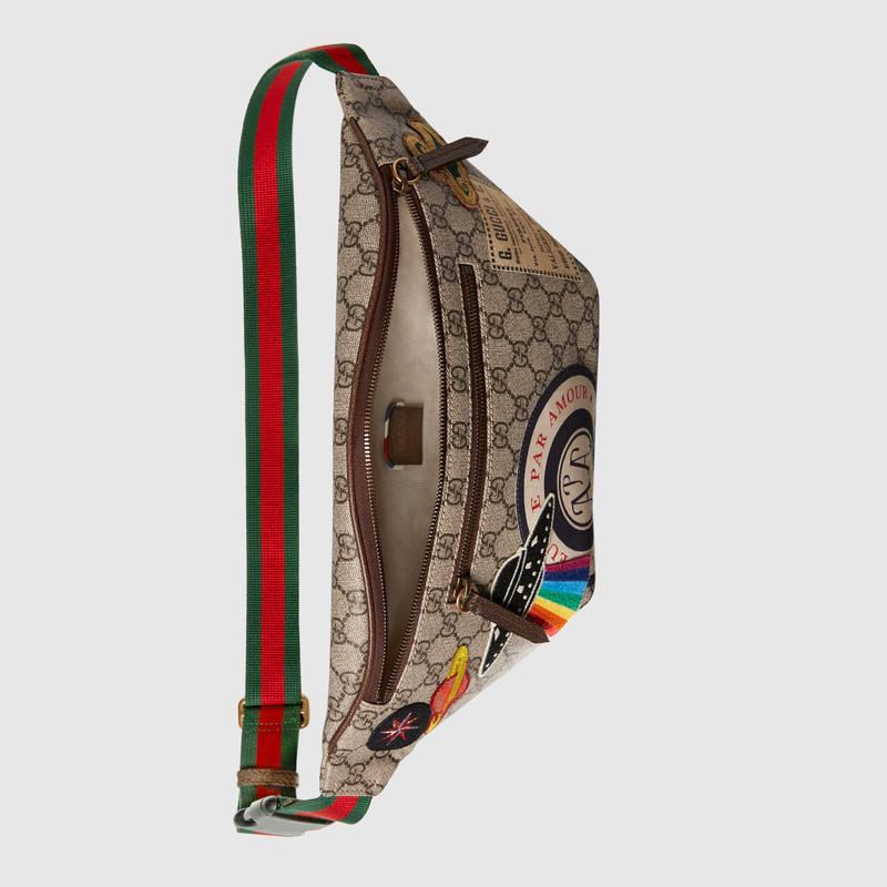 gucci/古驰 courrier系列人造帆布女士腰包 529711 k9glt 8967