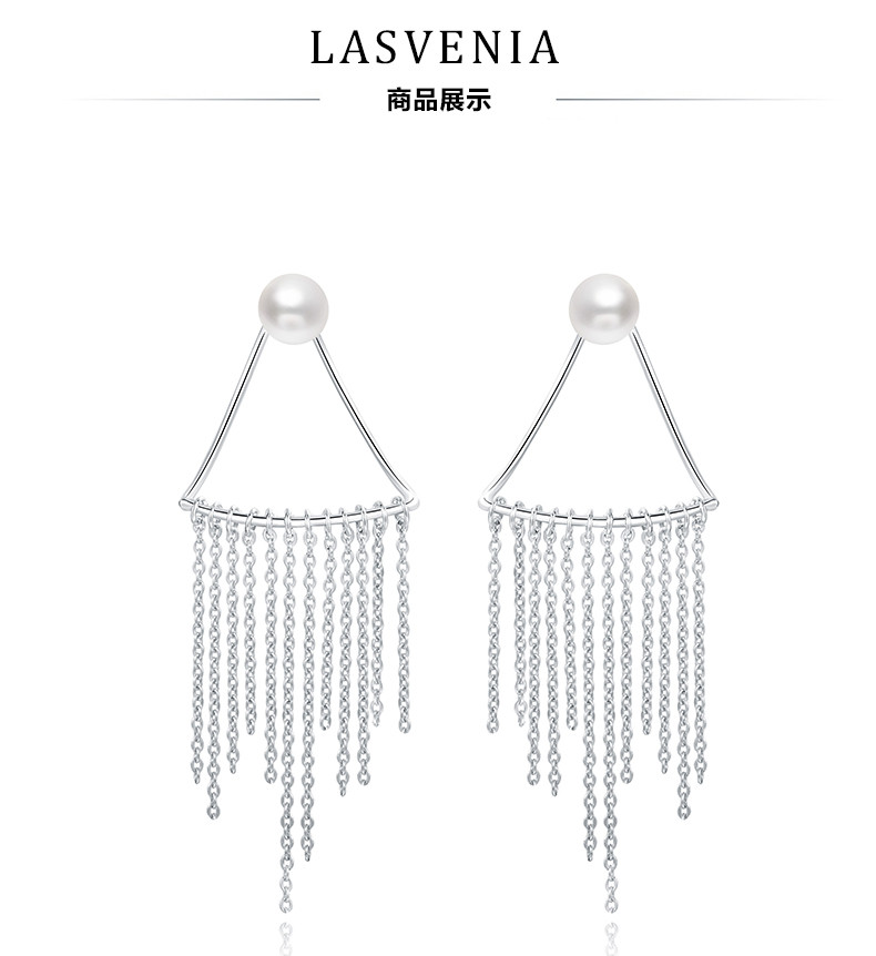 lasvenia/lasvenia【18新品】soundwavetasselearrings音波流苏耳饰多