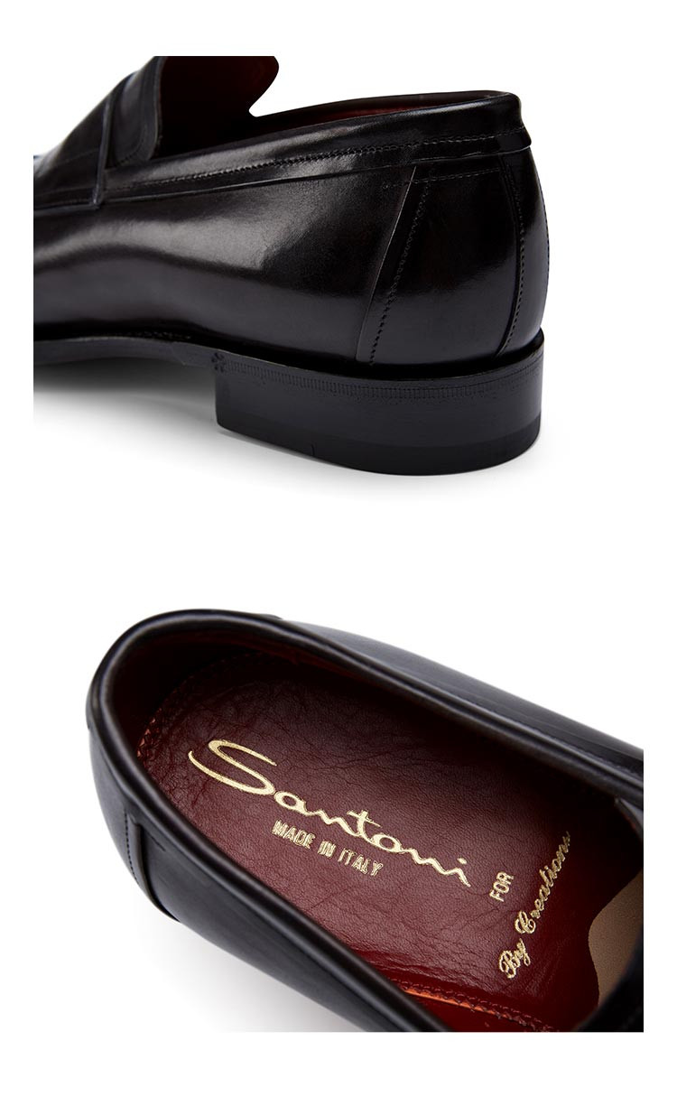 by creations/柏品意大利进口手工乐福鞋男士真皮商务正装鞋 商务皮鞋