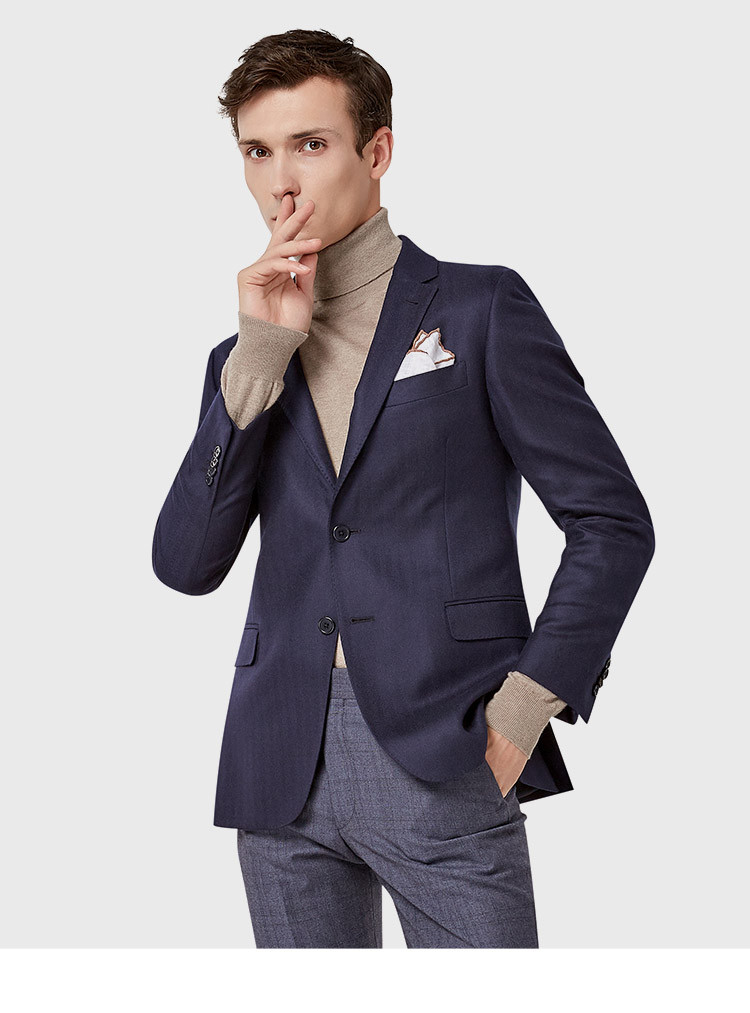 18新品 by creations/柏品 进口loro piana纯羊绒面料西装外套男 商务