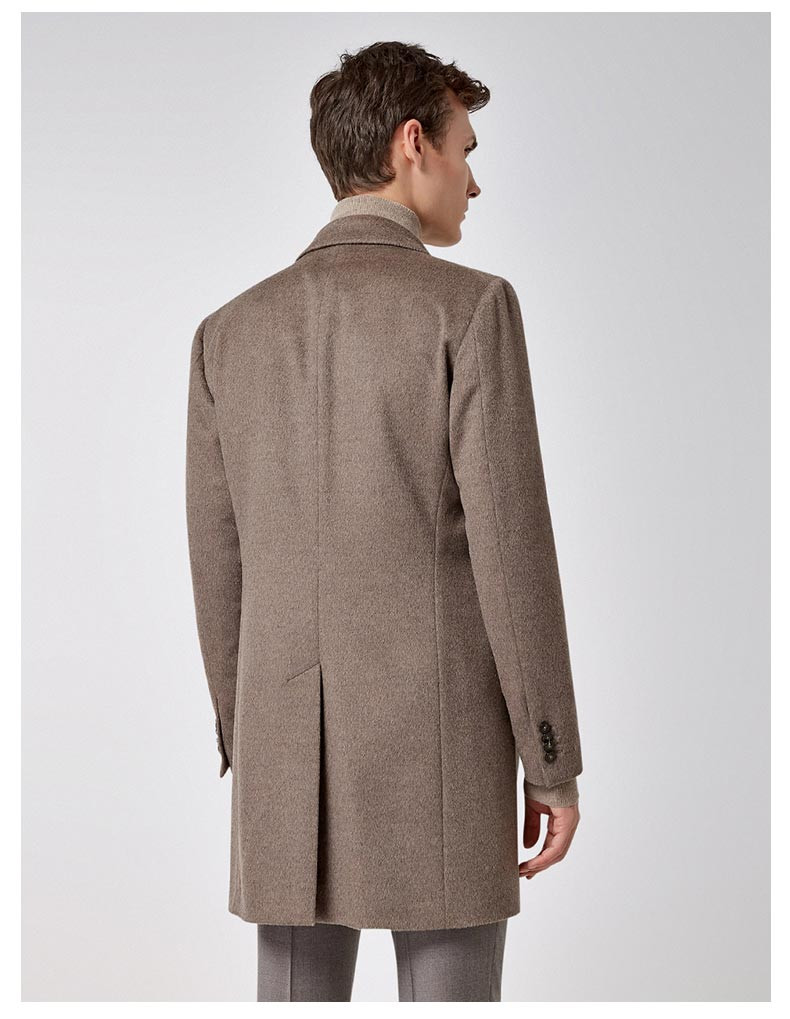 18新品 by creations/柏品 意大利进口tallia面料羊毛羊绒商务中长款