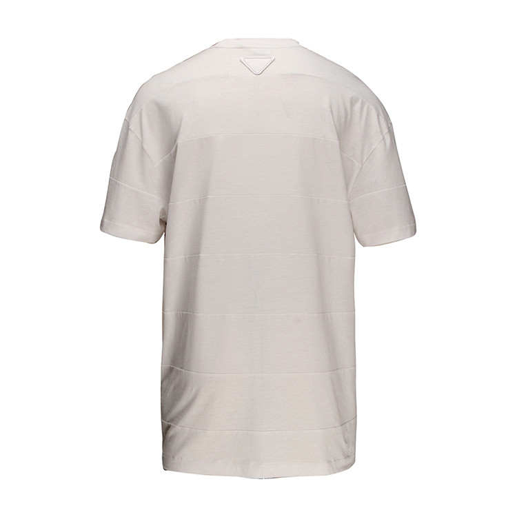 prada/普拉达 纯棉圆领商务休闲男士短袖t恤 pr1620920190 ujn320 1k
