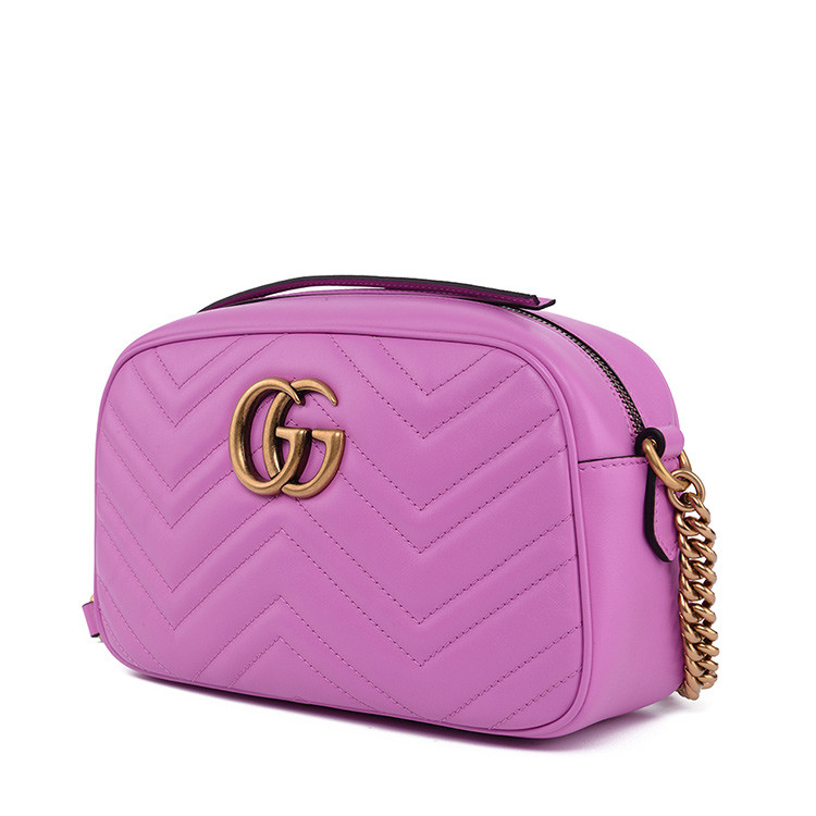 gucci/古驰女士真皮单肩包斜跨包447632 drw1t