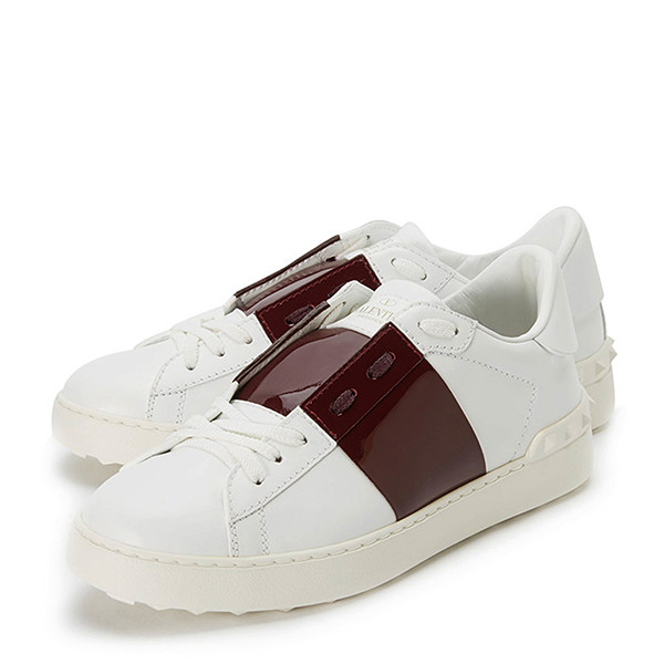 prada(普拉达)黑色鞋带配饰milano低帮系列男士板鞋