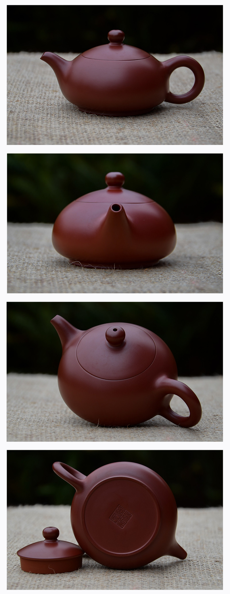 mingdeyuan/明德园 随缘 紫砂壶 全手工朱泥手拉壶 容量100cc 章广鑫