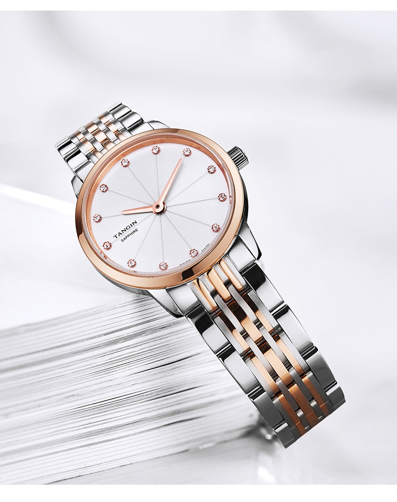 tangin/天珺sky系列女士手表时尚优雅女表防水时尚款石英手表女t1037