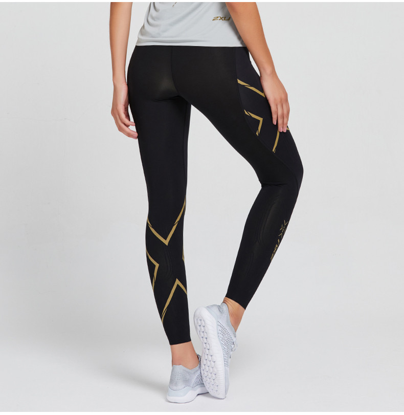 2xu mcs 女士梯度压缩裤 专业马拉松越野跑步运动裤速干 wa5332b