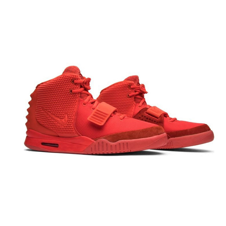 nike air yeezy 2 red october 大红椰子 508214-660