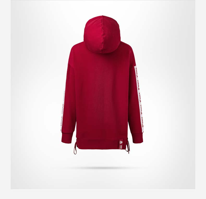 kappa卡帕18秋季女套头衫连帽休闲卫衣 服装 k0862mt62d-001 -557