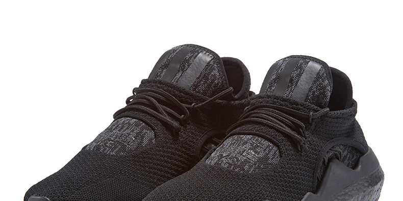 【官方授权】y-3山本耀司 boost系列黑色网眼低帮休闲鞋运动鞋 男女