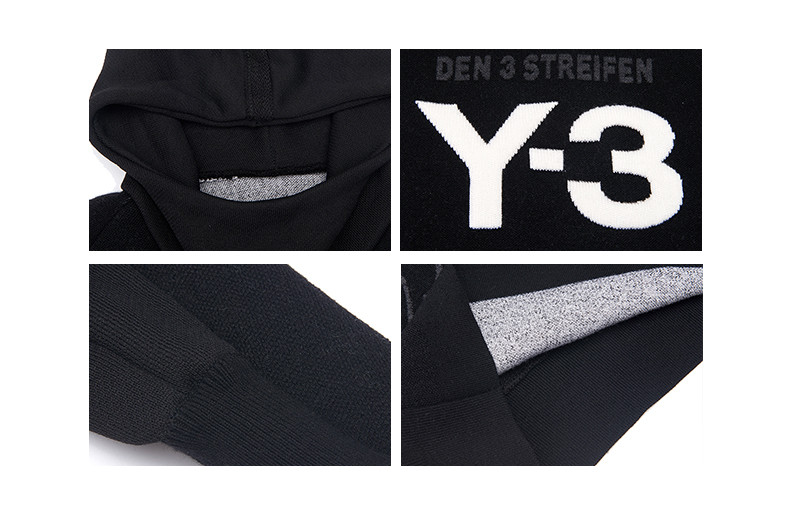 【官方授權】y-3山本耀司男士帶logo帽衫外套衛衣28-dp0496