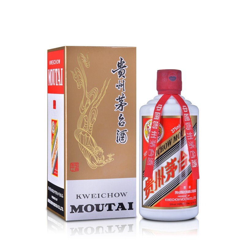 moutai/茅台贵州茅台酒 茅台375ml 酱香型白酒 飞天茅台53度