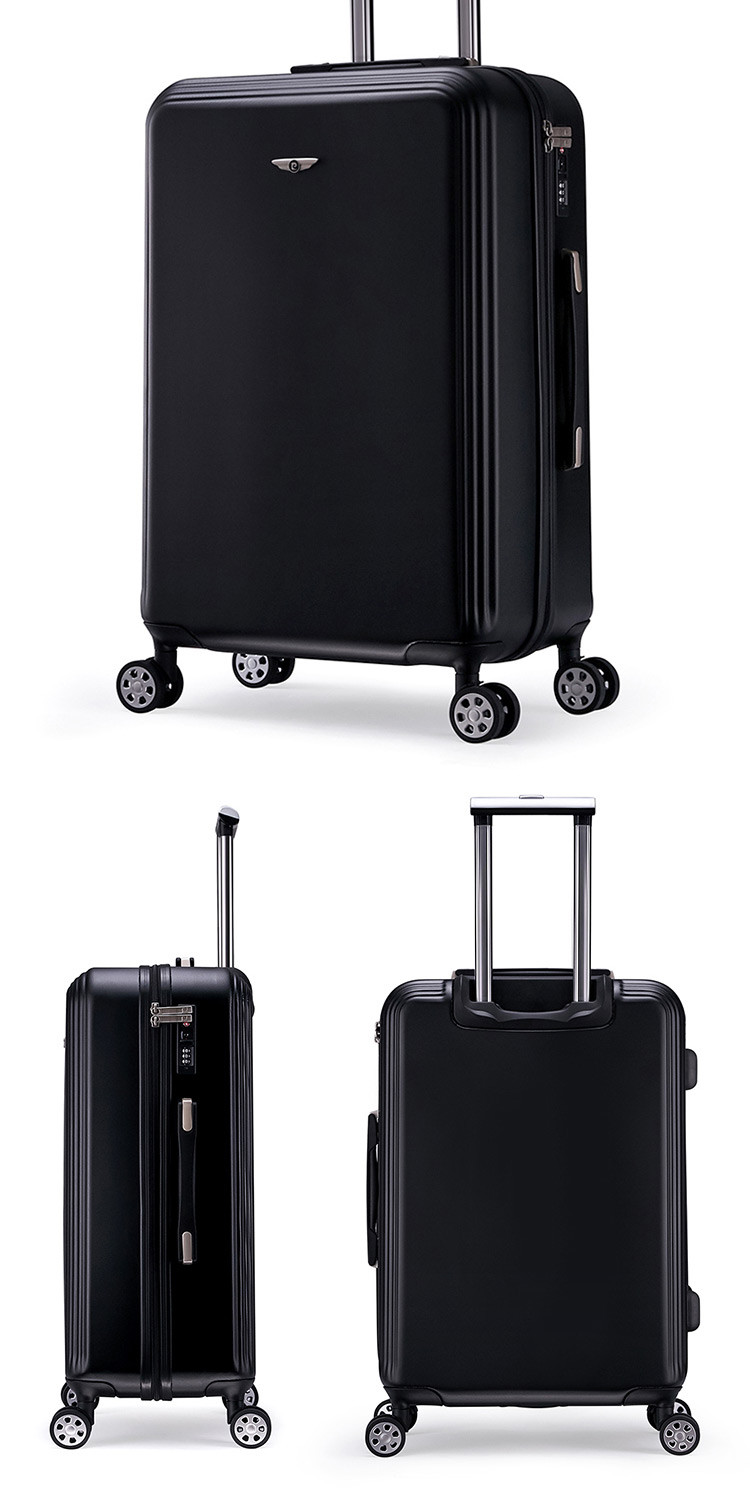 pierre cardin/皮尔·卡丹中性款式经典商务聚碳酸酯抗压防摔拉杆箱