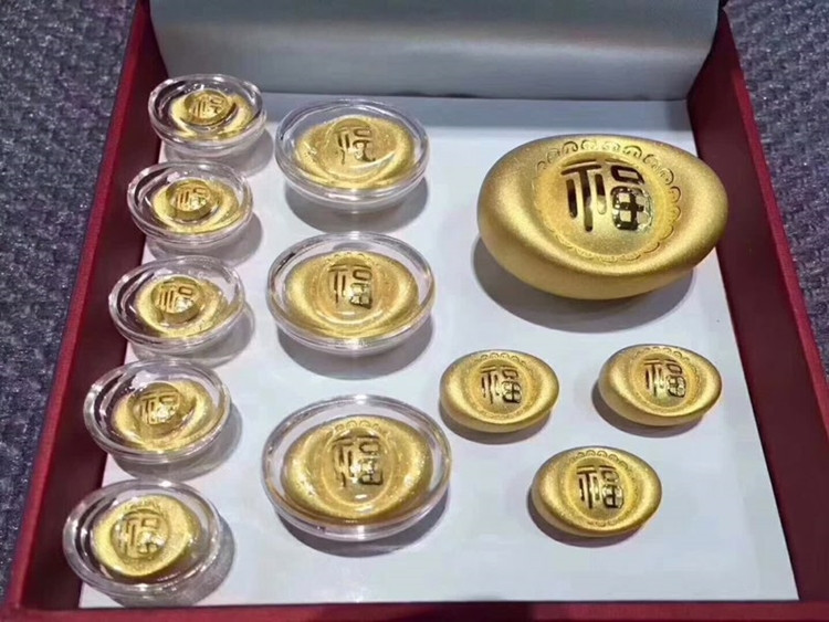 chow tai fook/周大福预售 天赐福金元宝足金黄金投资金元宝约10.05g