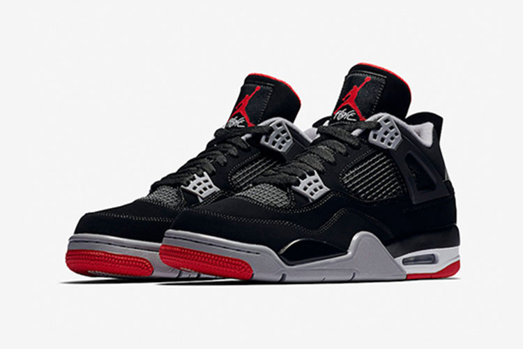 nike 耐克 情侣款 aj4 黑红公牛 air jordan 4 bred19年复刻 308497