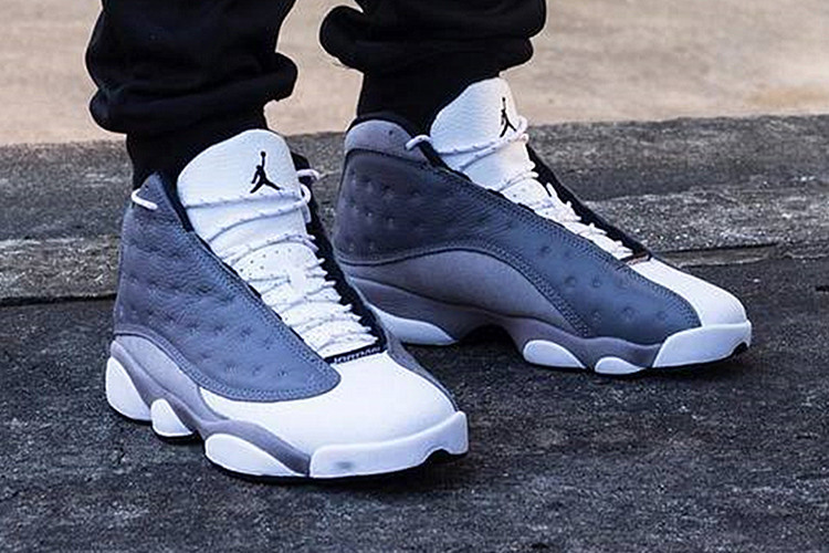 19春夏 耐克nike air jordan 13 aj13雾霾 渣渣灰 篮球鞋&nbsp;414571