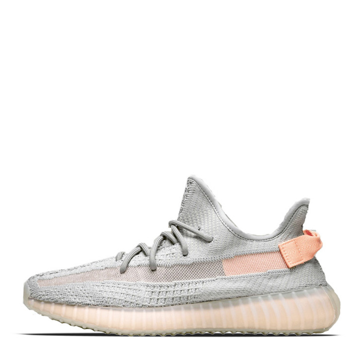 adidas/阿迪达斯 yeezy 350 v2海盐镂空限定 珊瑚橙 男女款 跑步鞋 e