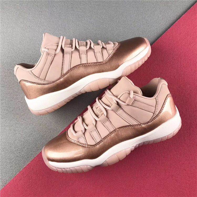 aj11玫瑰金女鞋乔11图片