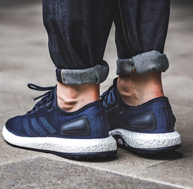 adidas阿迪达斯 pureboost clima 男士 运动减震跑步鞋 s77191