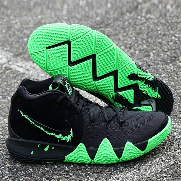nike/耐克 2018年秋冬 kyrie 4 欧文4 绿黑万圣节41分纪念男子实战
