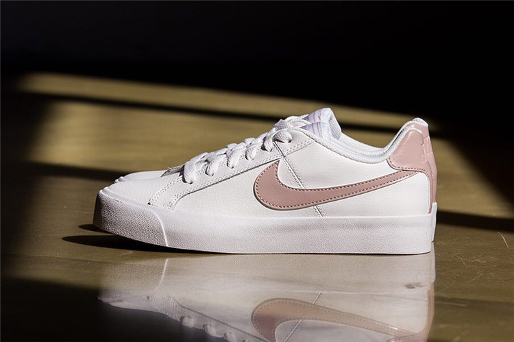 nike耐克 女鞋 樱花粉2019春季新款休闲皮质板鞋 小白鞋 ao2810-103