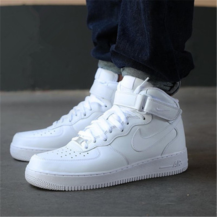 nike/耐克 2018年秋冬 air force1 空軍一號 男女同款 經典休閒耐磨板