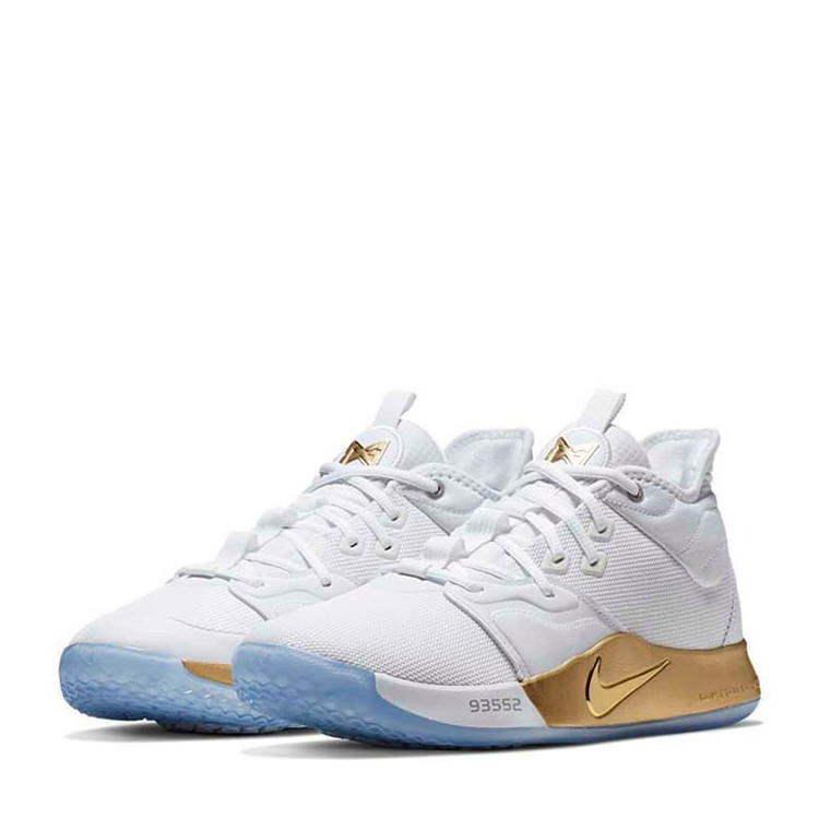 nike/耐克 pg3 保罗乔治3代 nasa 宇航员 白金 男款 实战篮球鞋 ci