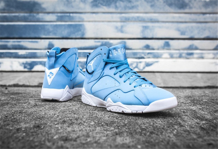 nike/耐克 air jordan 7 pure money aj7北卡蓝男士篮球鞋 304775-400